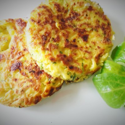 recette dietetique Galettes de courgettes rapées